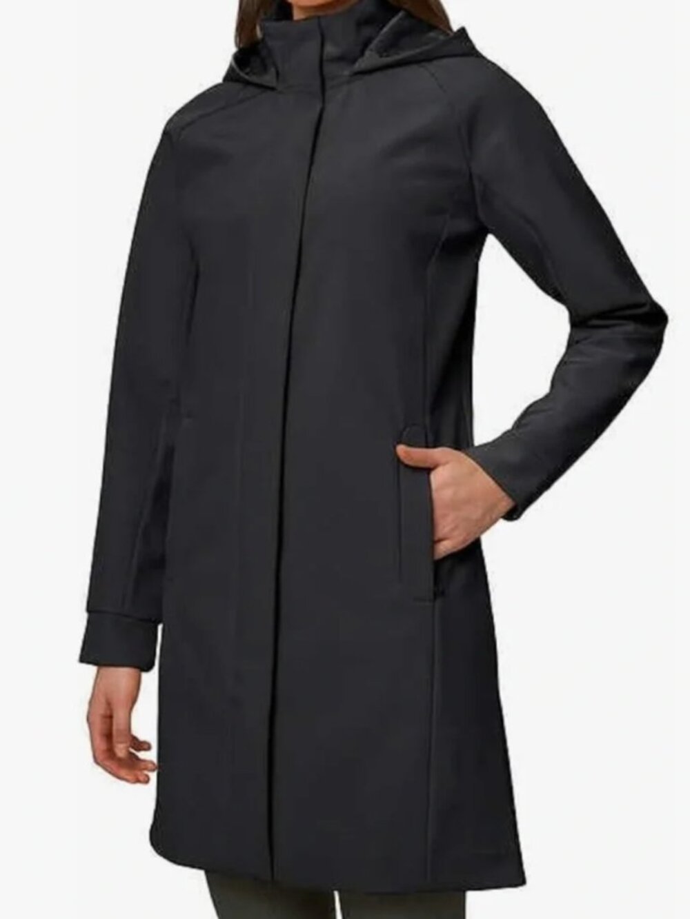Mondetta Black Fleece-Lined Softshell Parka Jacket M